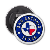 San Antonio Texas Button Flesopener (Voorkant)