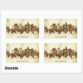 San Antonio Texas Cityscape Rechthoekige Sticker (Vel)