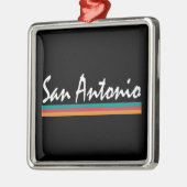 San Antonio Texas Fiesta Colors Metalen Ornament (Links)