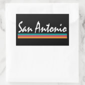 San Antonio Texas Fiesta Colors Rechthoekige Sticker (Tas)