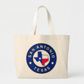 San Antonio Texas Grote Tote Bag (Voorkant)