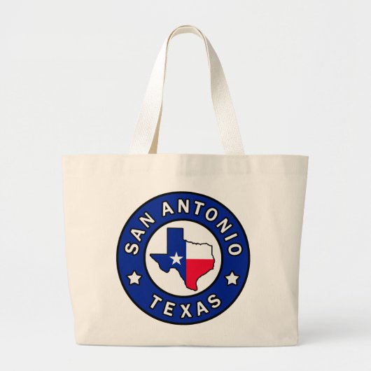 San Antonio Texas Grote Tote Bag (Voorkant)