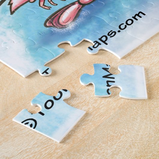 San Antonio Texas Jigzaag Puzzle Legpuzzel (Zijkant)