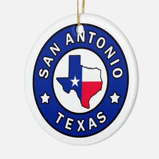 San Antonio Texas Keramisch Ornament (Links)