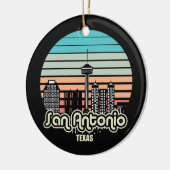 San Antonio, Texas Keramisch Ornament (Links)