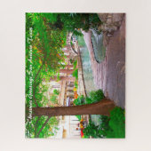 San Antonio Texas. Kerstgroeten Legpuzzel (Verticaal)