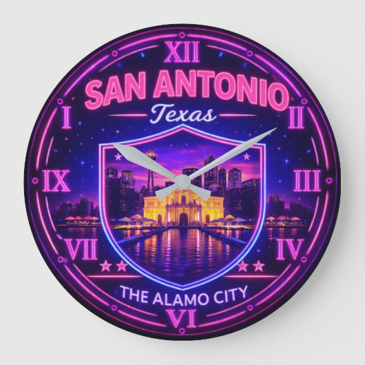 San Antonio Texas Landmark Grote Klok (Voorkant)