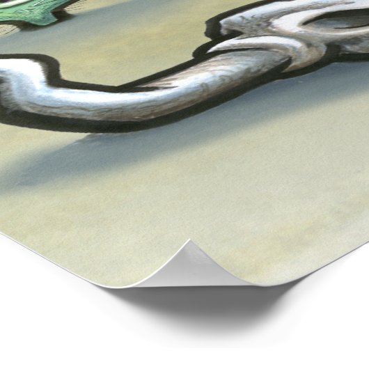 San Antonio TEXAS Map Poster (Hoek)