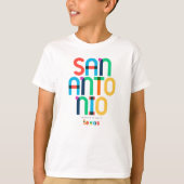 San Antonio Texas Mid Century, Pop Art, T-shirt (Voorkant)