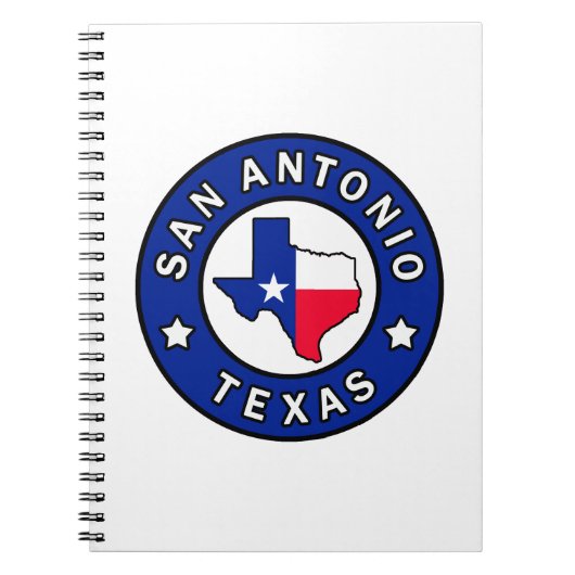 San Antonio Texas Notitieboek (Voorkant)
