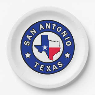 San Antonio Texas Papieren Bordje