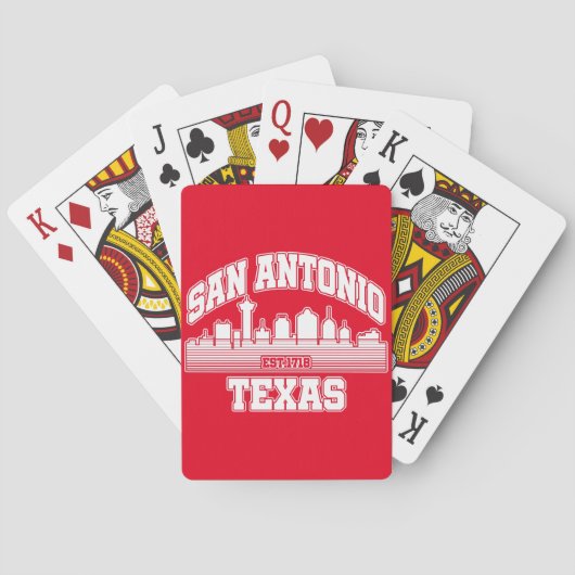 San Antonio, Texas Pokerkaarten (Achterkant)