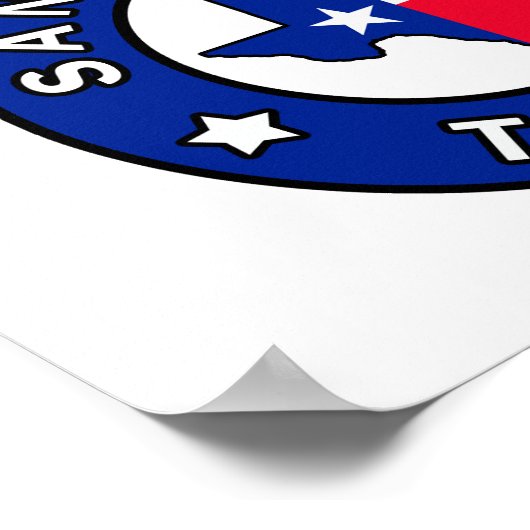 San Antonio Texas Poster (Hoek)