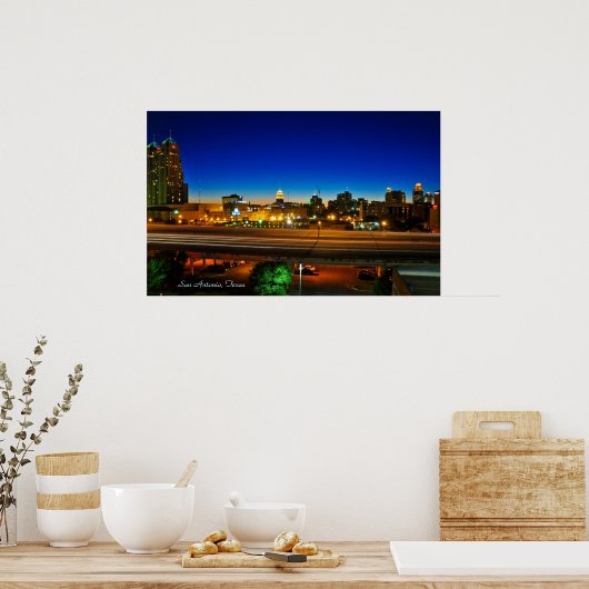 San Antonio, Texas Poster (Keuken)