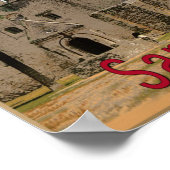 San Antonio, Texas, reisposter Poster (Hoek)