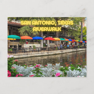 San Antonio, Texas River Walk Briefkaart Souvenir