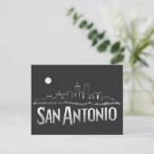 San Antonio, Texas, Silhouette, Briefkaart (Staand voorkant)