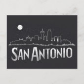 San Antonio, Texas, Silhouette, Briefkaart (Voorkant)