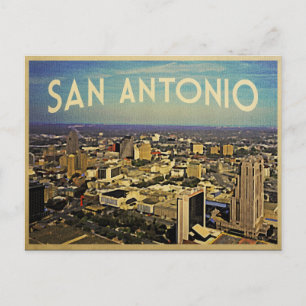 San Antonio Texas Skyline Briefkaart