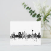 San Antonio Texas Skyline Briefkaart (Staand voorkant)