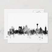 San Antonio Texas Skyline Briefkaart (Voorkant / Achterkant)