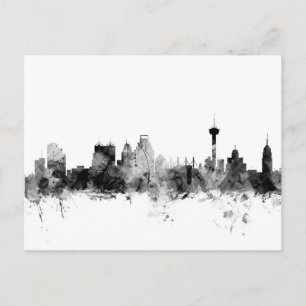 San Antonio Texas Skyline Briefkaart