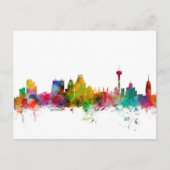San Antonio Texas Skyline Briefkaart (Voorkant)