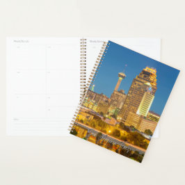 San Antonio Texas Skyline Calendar Planner