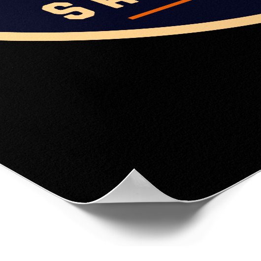 San Antonio Texas Skyline Cityscape Souvenir Poster (Hoek)