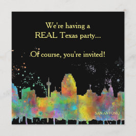 SAN ANTONIO TEXAS SKYLINE KAART