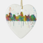 SAN ANTONIO TEXAS SKYLINE KERAMISCH ORNAMENT (Rechts)
