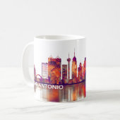 San Antonio Texas skyline Koffiemok (Voorkant links)