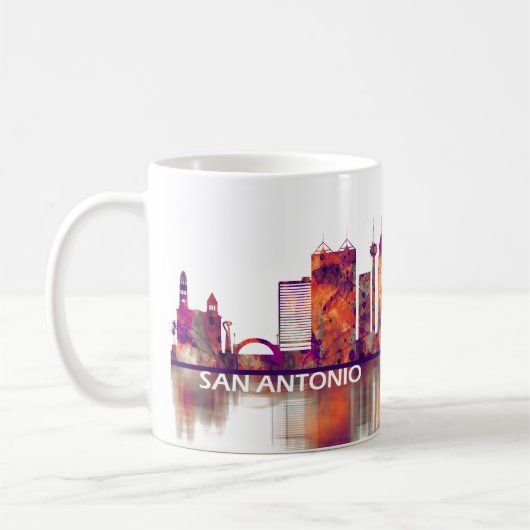 San Antonio Texas skyline Koffiemok (Links)