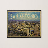 San Antonio Texas Skyline Legpuzzel (Horizontaal)