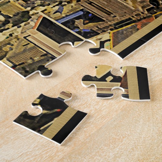 San Antonio Texas Skyline Legpuzzel (Zijkant)