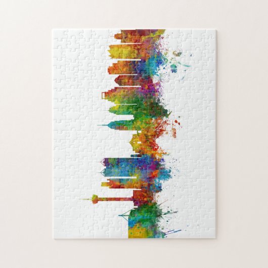 San Antonio Texas Skyline Legpuzzel (Verticaal)