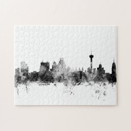 San Antonio Texas Skyline Legpuzzel (Horizontaal)