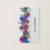 San Antonio Texas Skyline Legpuzzel (Verticaal)