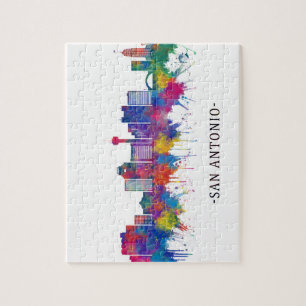 San Antonio Texas Skyline Legpuzzel