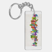 San Antonio Texas skyline Sleutelhanger (Voorkant Links)