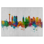San Antonio Texas Skyline Snijplank (Voorkant)
