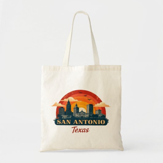 San Antonio Texas skyline Tote Bag (Voorkant)