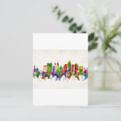 San Antonio Texas skyline Uitnodiging Briefkaart (Staand voorkant)