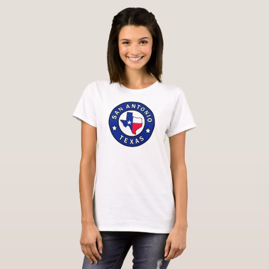San Antonio Texas T-shirt (Voorkant volledig)