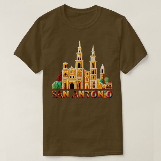San Antonio Texas T-shirt (Design voorkant)