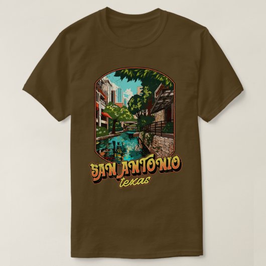 San Antonio Texas T-shirt (Design voorkant)