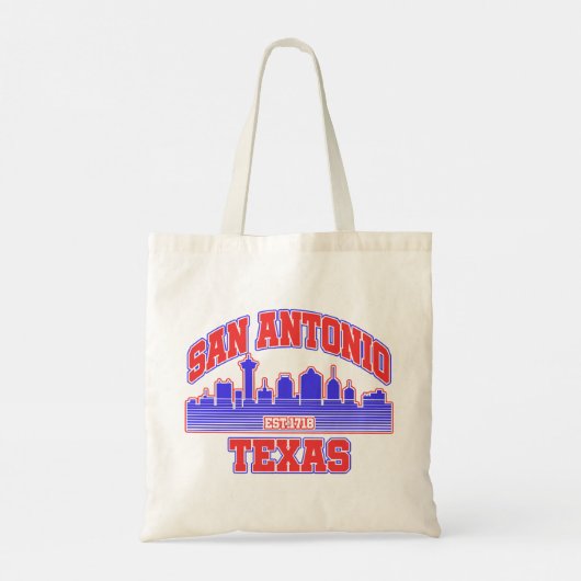 San Antonio, Texas Tote Bag (Achterkant)