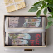 San Antonio Texas TX  Briefkaart met grote letters Tissuepapier (Geschenk)