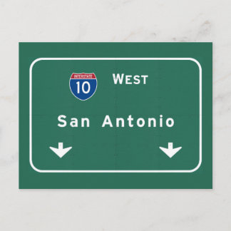 San Antonio Texas Tx Interstate Highway Freeway : Briefkaart