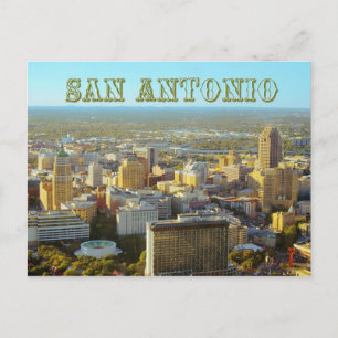 San Antonio, Texas - Uitzicht vanuit de lucht Briefkaart